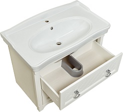 ASB-Woodline Тумба под раковину Верано 85 слоновая кость – фотография-8